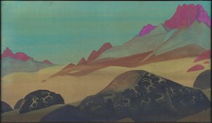 Rocce del Ladakh, 1932 da Nicholas Roerich