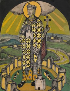 Santa Olga, Principessa di Kiev da Nikolai Konstantinowitsch Roerich
