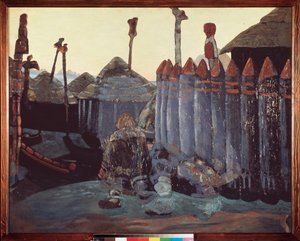 Un tumulo pagano da Nicholas Roerich