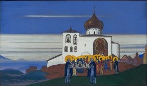 Zvenigorod, 1933 da Nicholas Roerich