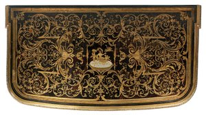 (dettaglio) di una commode Luigi XIV