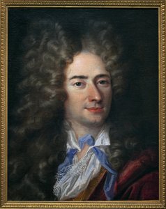 Ritratto di Jean de La Bruyere (Labruyere) (1645-1696), scrittore moralista. Dipinto attribuito a Nicolas de Largilliere (1656-1746). Olio su tela, circa 1690. Museo delle Belle Arti di Quimper. da Nicholas de (attr. to) Largilliere