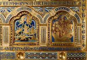 Altare di Verdun realizzato in oro e smalto da Nicolas de Verdun (ca.1130/50-1205): scene dall
