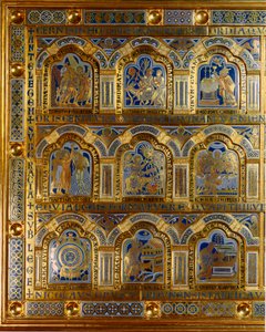 Altare di Verdun in oro e smalto di Nicolas de Verdun (ca.1130/50-1205): scene dall