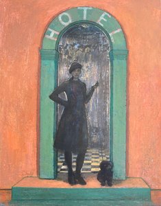 Hotel, 2022-23 (olio su tavola)