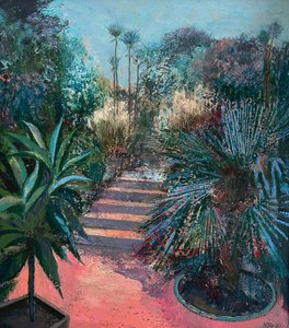 Giardino sommerso, 2020-23 (olio su tavola)