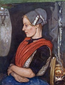 Una ragazza di Elspeet (litografia a colori) da Nico Jungman