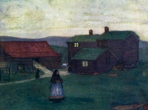 Norvegia: Fattorie costruite con pali da Nico Jungman