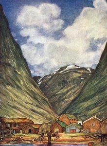 Norvegia: Montagna innevata a Sundalsoren