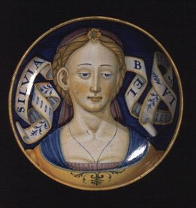 Maiolica Coppa, dalla serie Belle donne, 1525