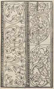 Esemplario di lavori, pagina 6 recto, agosto 1529 da Nicolò Zoppino