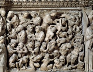 Arte gotica: Giudizio Universale, Dannati all