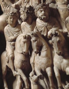 Il viaggio dei magi (dettaglio) da Nicola Pisano