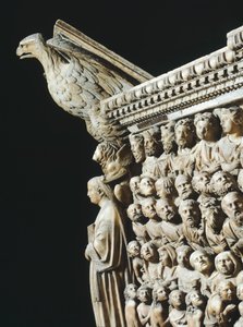 Pergamo o Pulpito, di Nicola Pisano, Cattedrale di Siena, Toscana (dettaglio) da Nicola Pisano