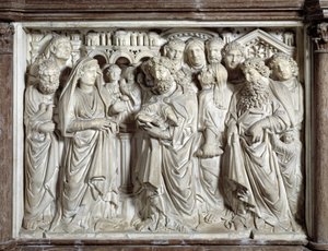 Presentazione di Gesù al tempio da Nicola Pisano
