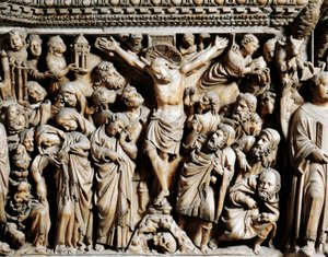 La Crocifissione (dettaglio) dal Pulpito da Nicola Pisano