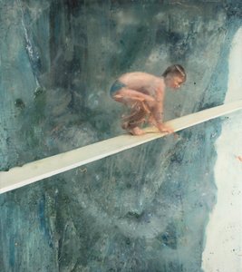 Bambino a bordo, 2017 (olio su tela)