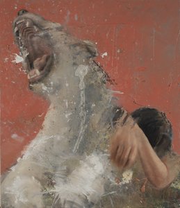 Donna appoggiata da Nicola Pucci