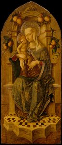 Madonna col Bambino in trono, c.1475-90 da Nicola de Maestro Antonio