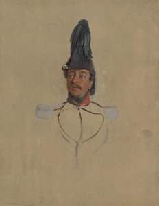 Studio di ritratto del capitano T.S. Nabal da Nicolaas Pieneman