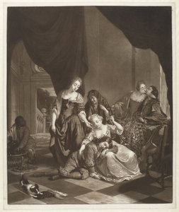 Il bordello da Nicolaas Verkolje