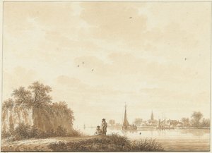 Paesaggio fluviale da Nicolaas Wicart