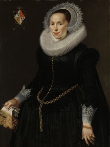 Ritratto di Johanna Le Maire, moglie di Pieter van Son, c.1622-29