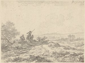 Paesaggio dunale con pastori da Nicolaes Berchem