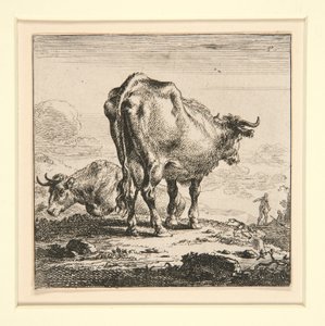 Il gruppo delle mucche, con la lattaia da Nicolaes Berchem