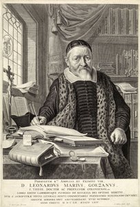 D. Leonardus Marius Goezanus, pub. 1654 (incisione)