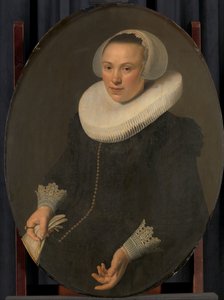 Ritratto di Maria Joachimsdr Swartenhont (1598-1631) da Nicolaes Eliasz Pickenoy