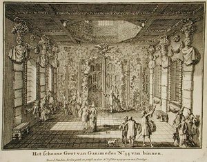 La grotta di Ganimede da Nicolaes Jansz  Visscher