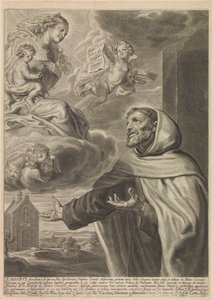 San Agabo di Gerusalemme adora Maria