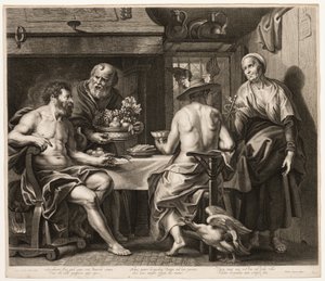 Giove e Mercurio con Bauci e Filemone