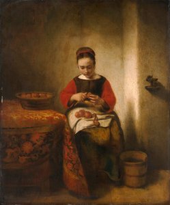 Buccia di mela, 1655 circa (olio su tavola)