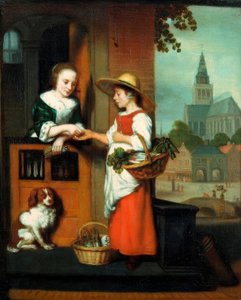 La venditrice di verdure da Nicolaes Maes