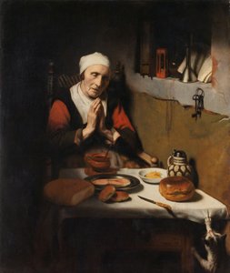Vecchia Donna che Recita la Preghiera, Conosciuta come 