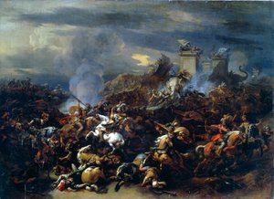 Battaglia tra Alessandro e Poro, 326 a.C. da Nicolaes Pietersz. Berchem