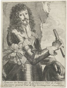 Ritratto di François de Bonne-Lesdiguières-de Créquy da Nicolaes Van Helt Stockade