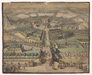 Veduta del Parco di Enghien da Nicolaes Visscher (I)