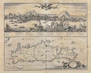 Insula Candia olim Creta / N. Visscher exc. da Nicolaes Visscher