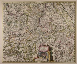 Leodiensis episcopatus in omnes subjacentes provincias distincté divisus da Nicolaes Visscher
