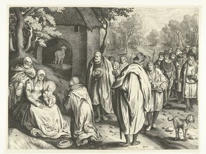 Adorazione dei Magi da Nicolaes de Bruyn