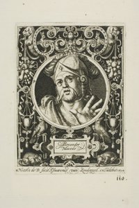 Alessandro Magno, tavola due da I nove degni di nota da Nicolaes de Bruyn