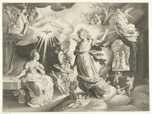 Annunciazione da Nicolaes de Bruyn