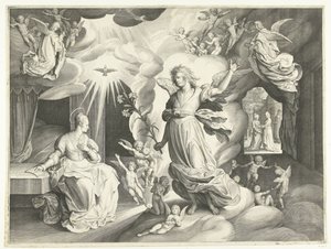 Annunciazione da Nicolaes de Bruyn