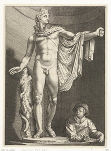 Apollo del Belvedere da Nicolaes de Bruyn