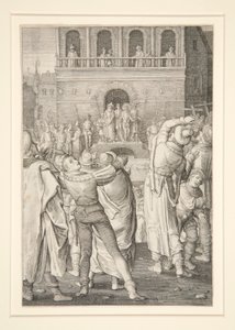 Cristo mostrato al popolo (Serie della Passione) da Nicolaes de Bruyn