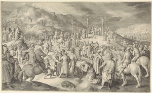 Cristo sulla croce da Nicolaes de Bruyn