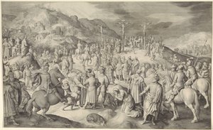 Cristo sulla croce da Nicolaes de Bruyn